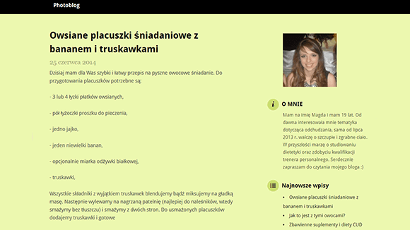 W 2013 r. założyłam bloga, który początkowo był moim pamiętnikiem odchudzania. Regularność, zaangażowanie i ciężka praca sprawiła, że moja działalność wyewoluowała do zdecydowanie większych rozmiarów ;) Mojego bloga rocznie odwiedza ponad 500 tys. użytkowników, mój podcast w ciągu roku był pobrany ponad 200 tys. razy a na social mediach śledzi mnie kilkadziesiąt tysięcy osób.